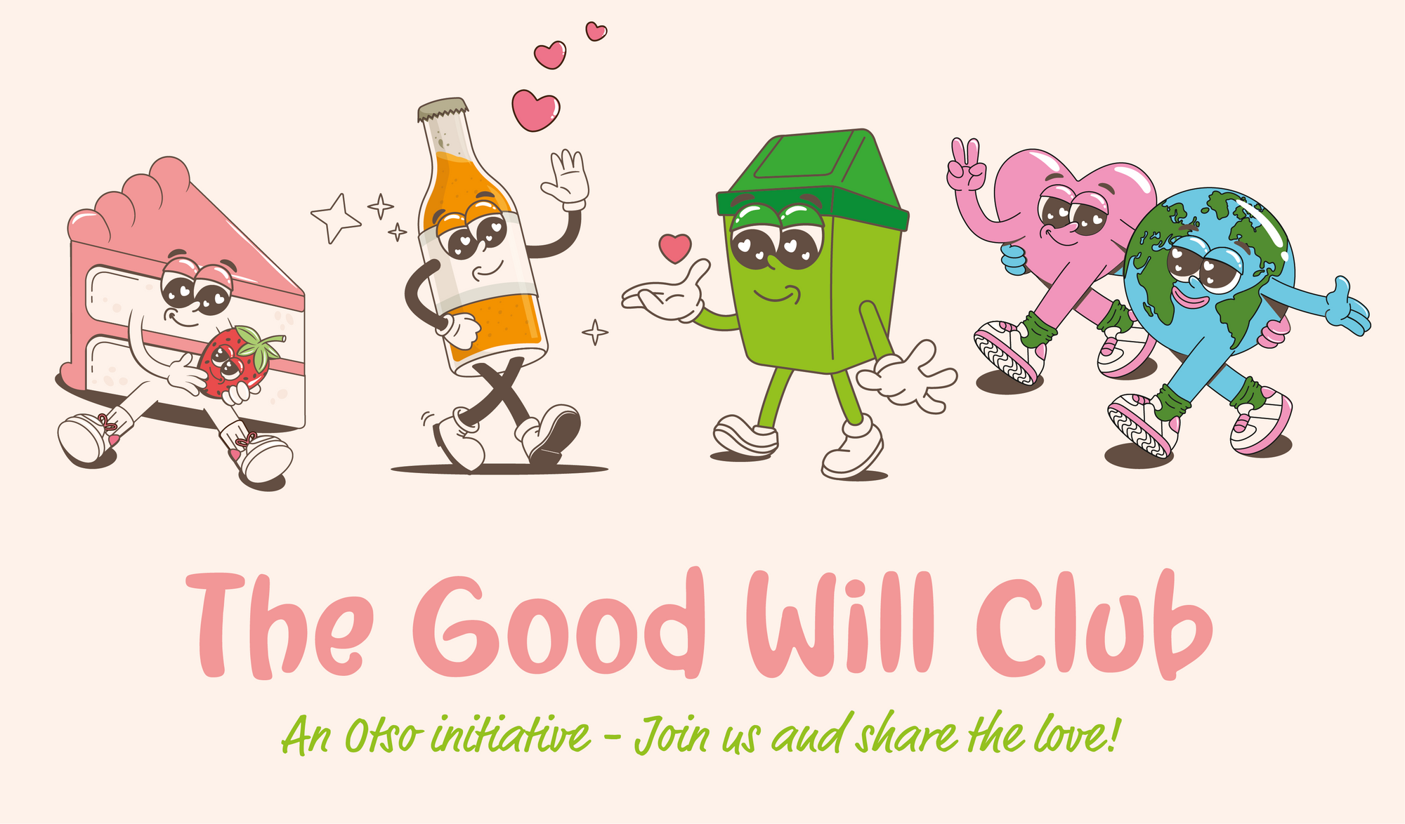 Introducing The Good Will Club: Receive discounts on our sustainable clothing while spreading kindness and love!