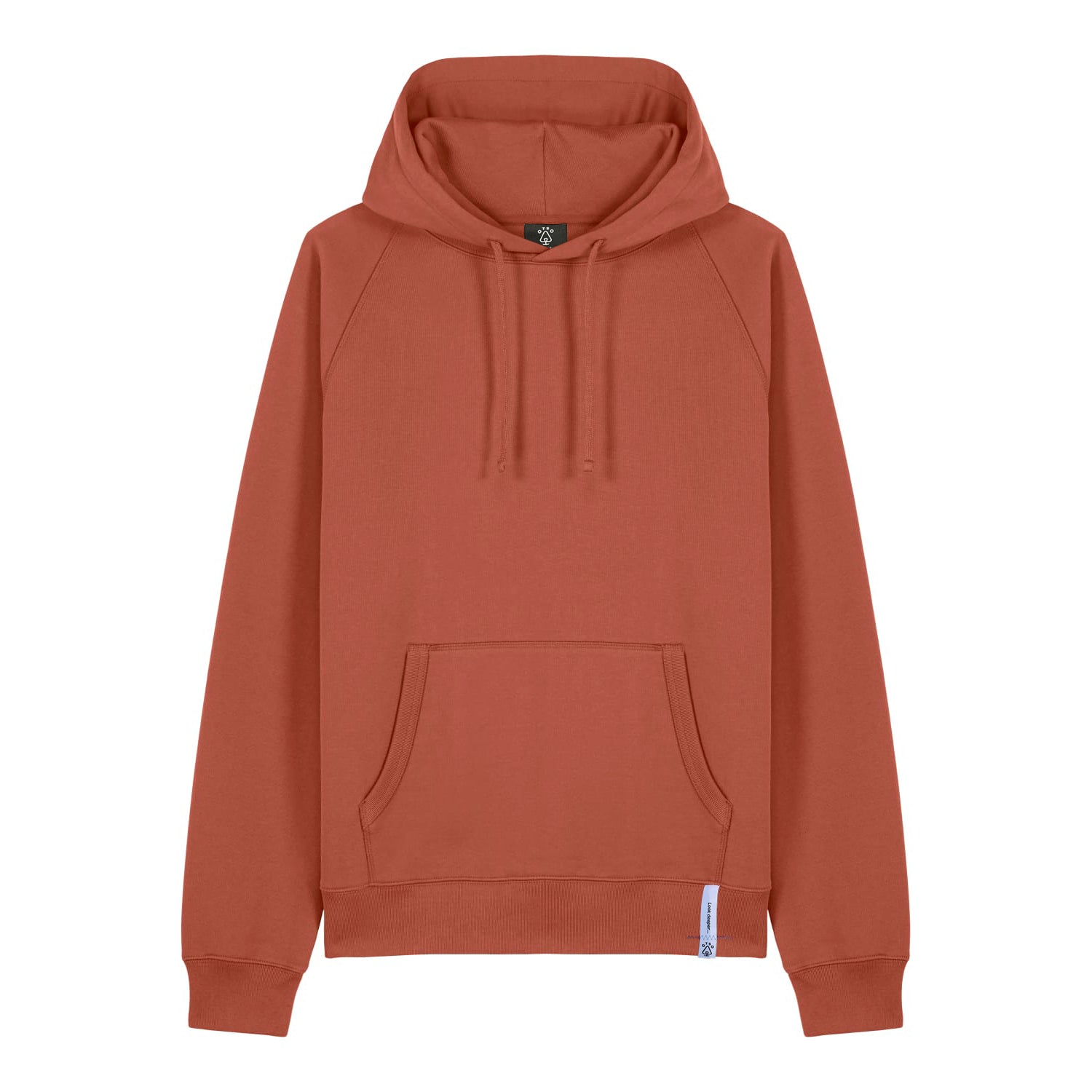 Rust Organic Cotton Relax Fit Hoody image 0
