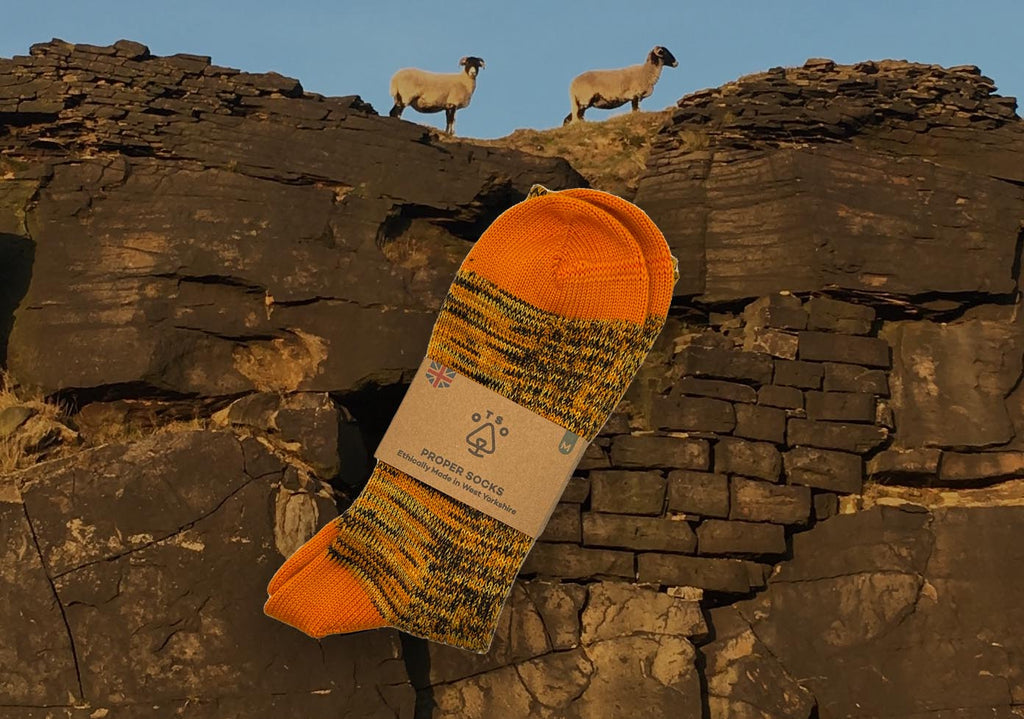 Otso Proper Socks - Grit Stone Sunset image 2
