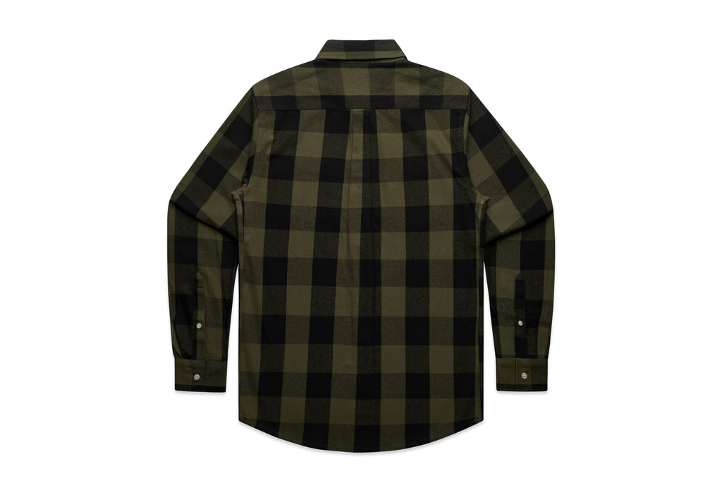 Otso Forest & Black Check Cotton Flannel Shirt image 1