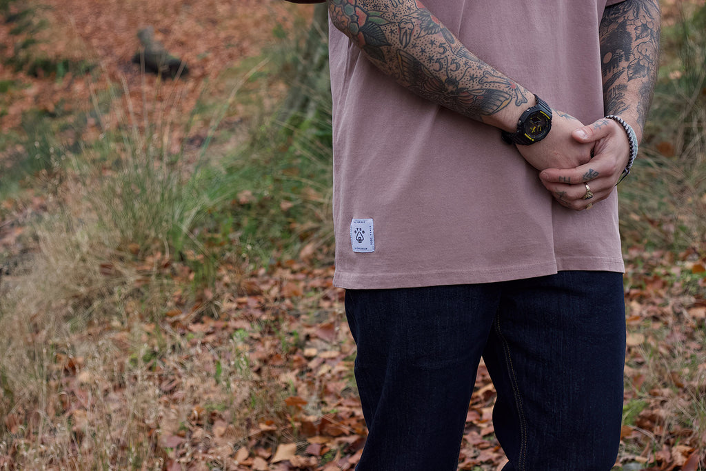 Otso Faded Pink Oversized Heavyweight T-Shirt image 3