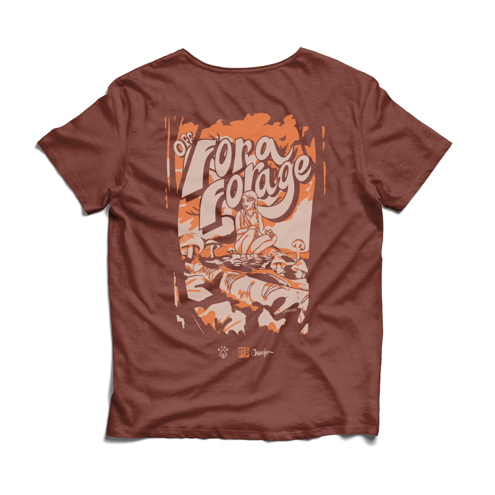Off for a Forage Otso X Oliver Lancaster Collab Organic Cotton T-Shirt image 0