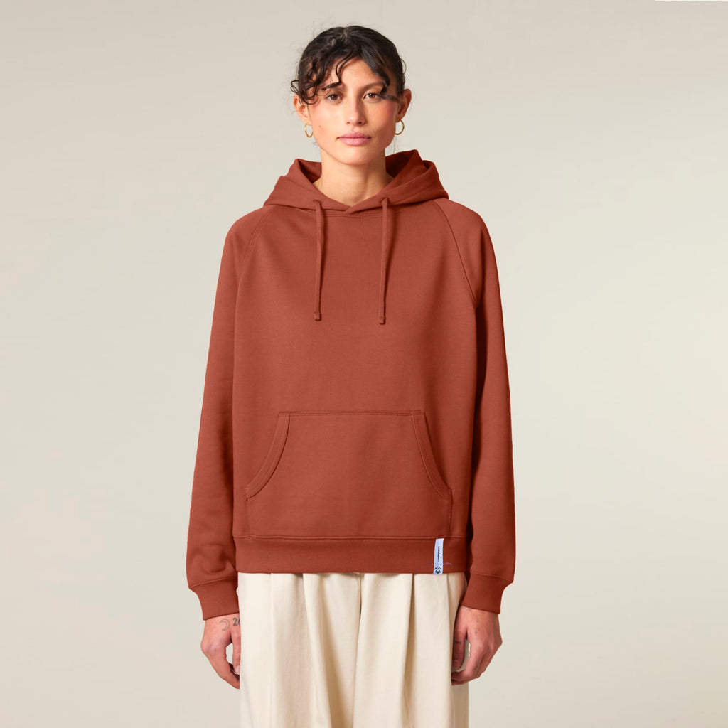 Rust Organic Cotton Relax Fit Hoody image 3