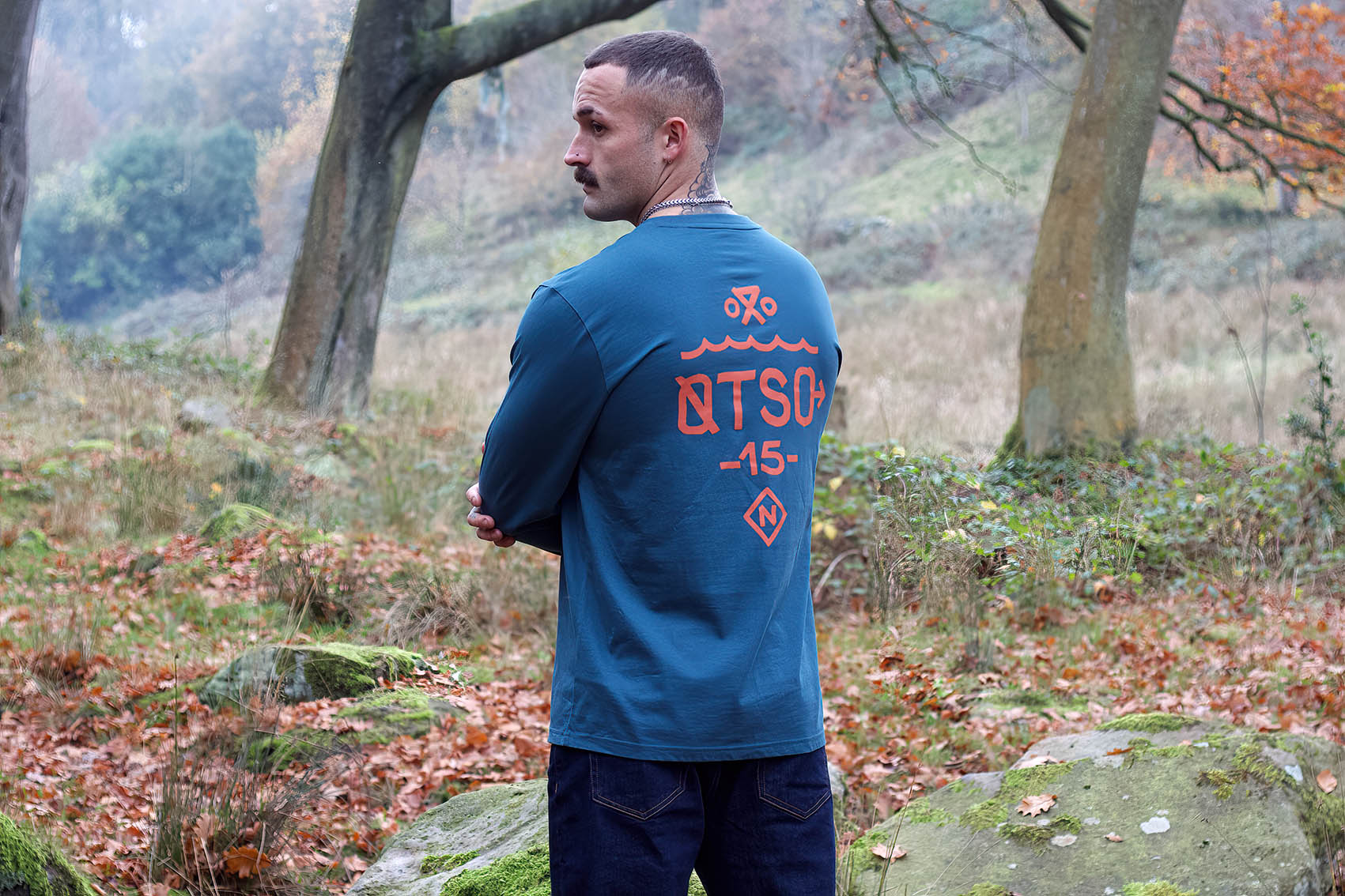 Otso Hobo Code Long Sleeve - Teal and Copper image 3