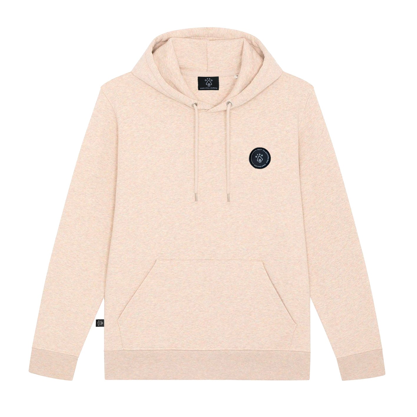 Rainbow Heather Fitted Organic Cotton Pull Over Hoody image 0