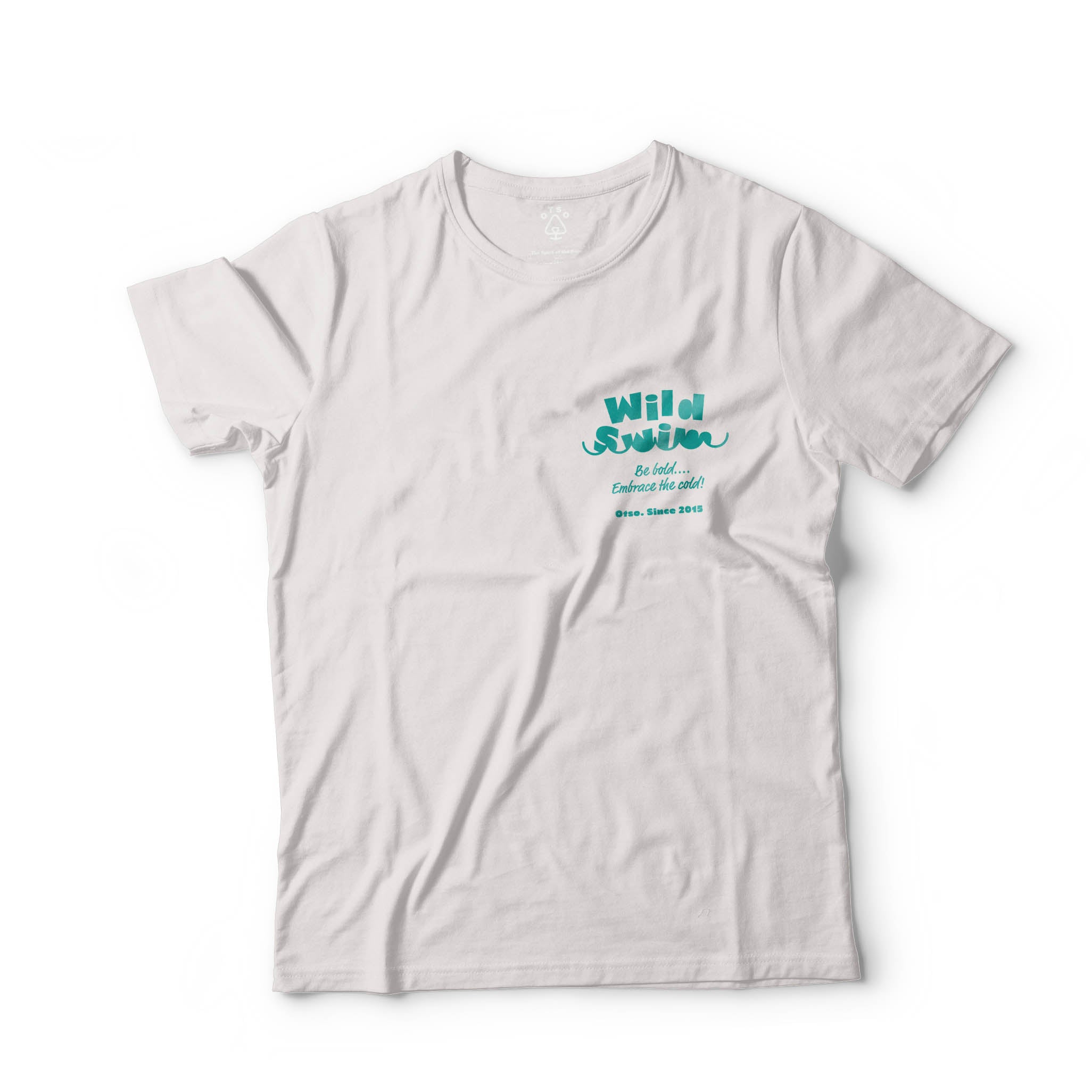 Otso Wild Swim Vintage White Organic Cotton T-Shirt image 1