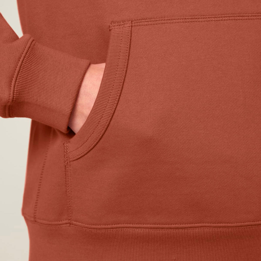 Rust Organic Cotton Relax Fit Hoody image 6