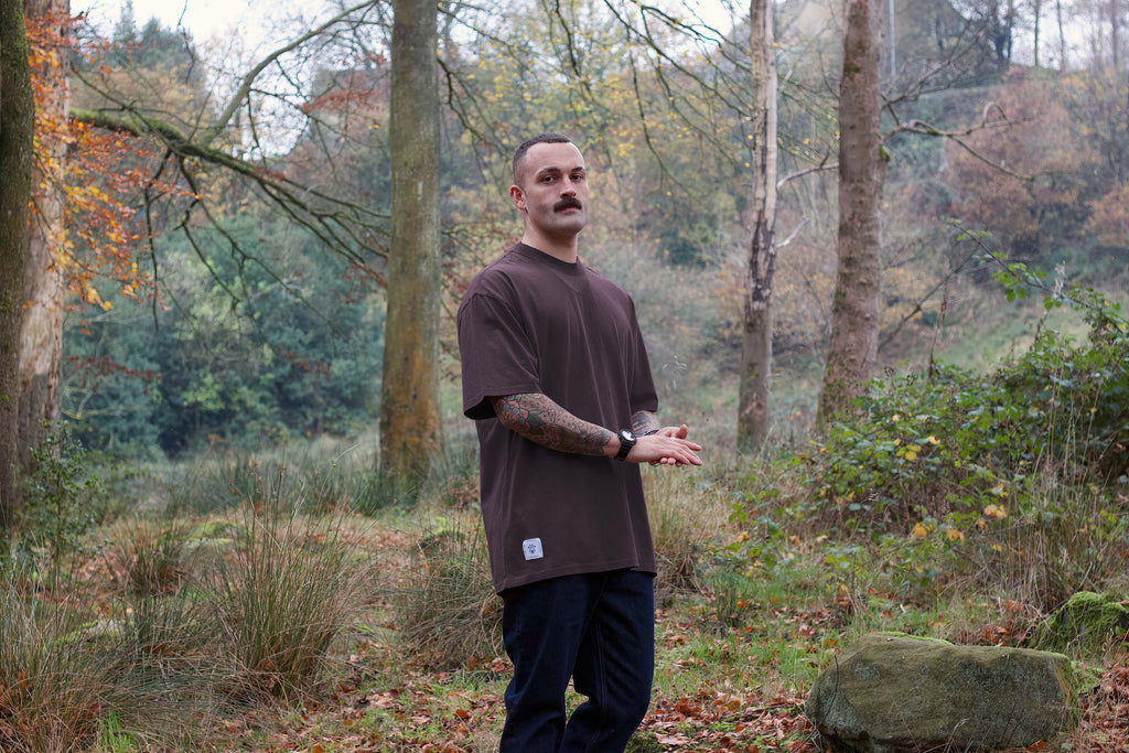 Otso Plum Oversized Heavyweight T-Shirt image 3