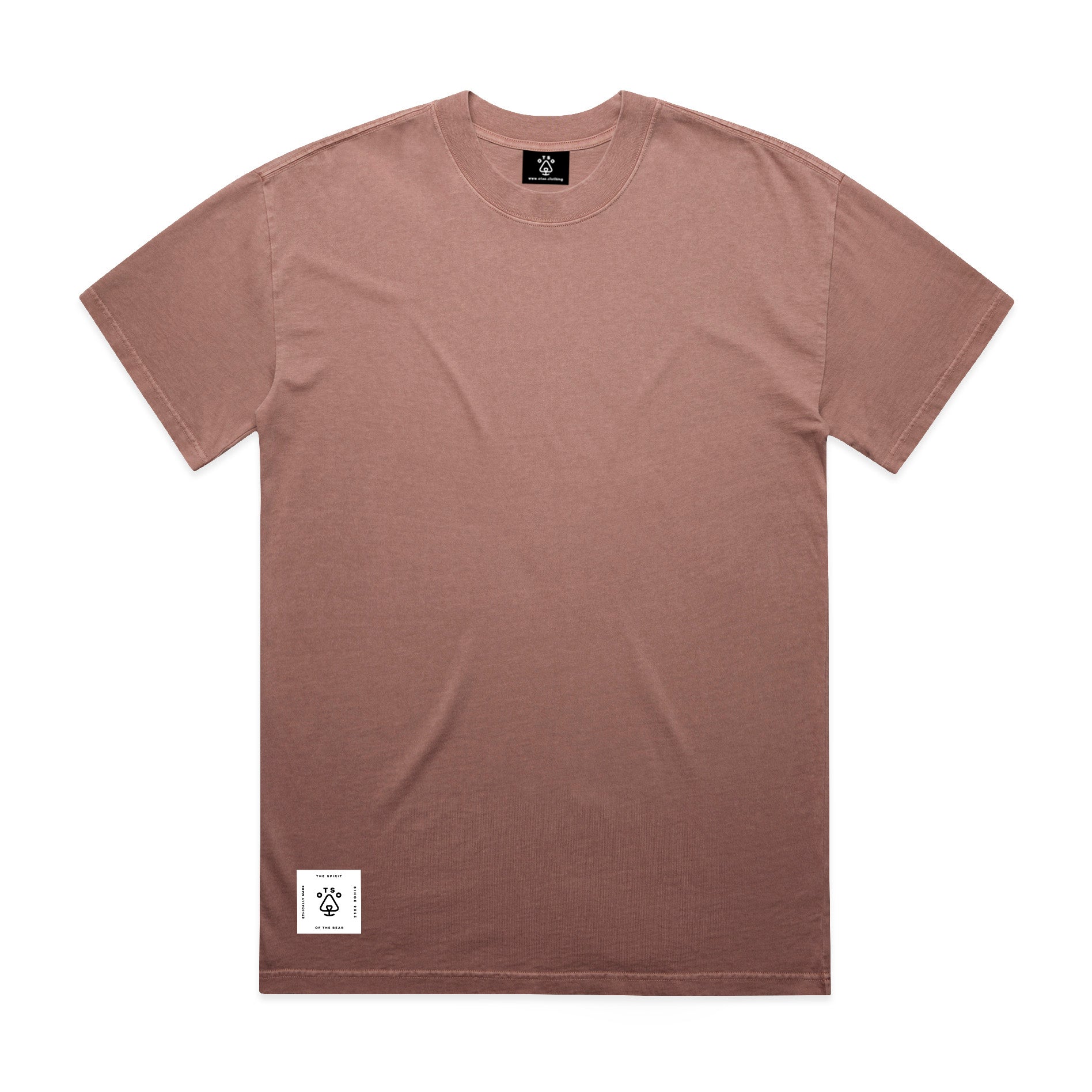 Otso Faded Pink Oversized Heavyweight T-Shirt image 0