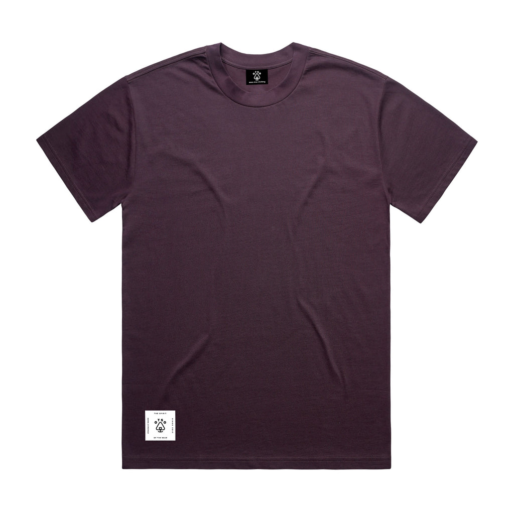Otso Plum Oversized Heavyweight T-Shirt image 0