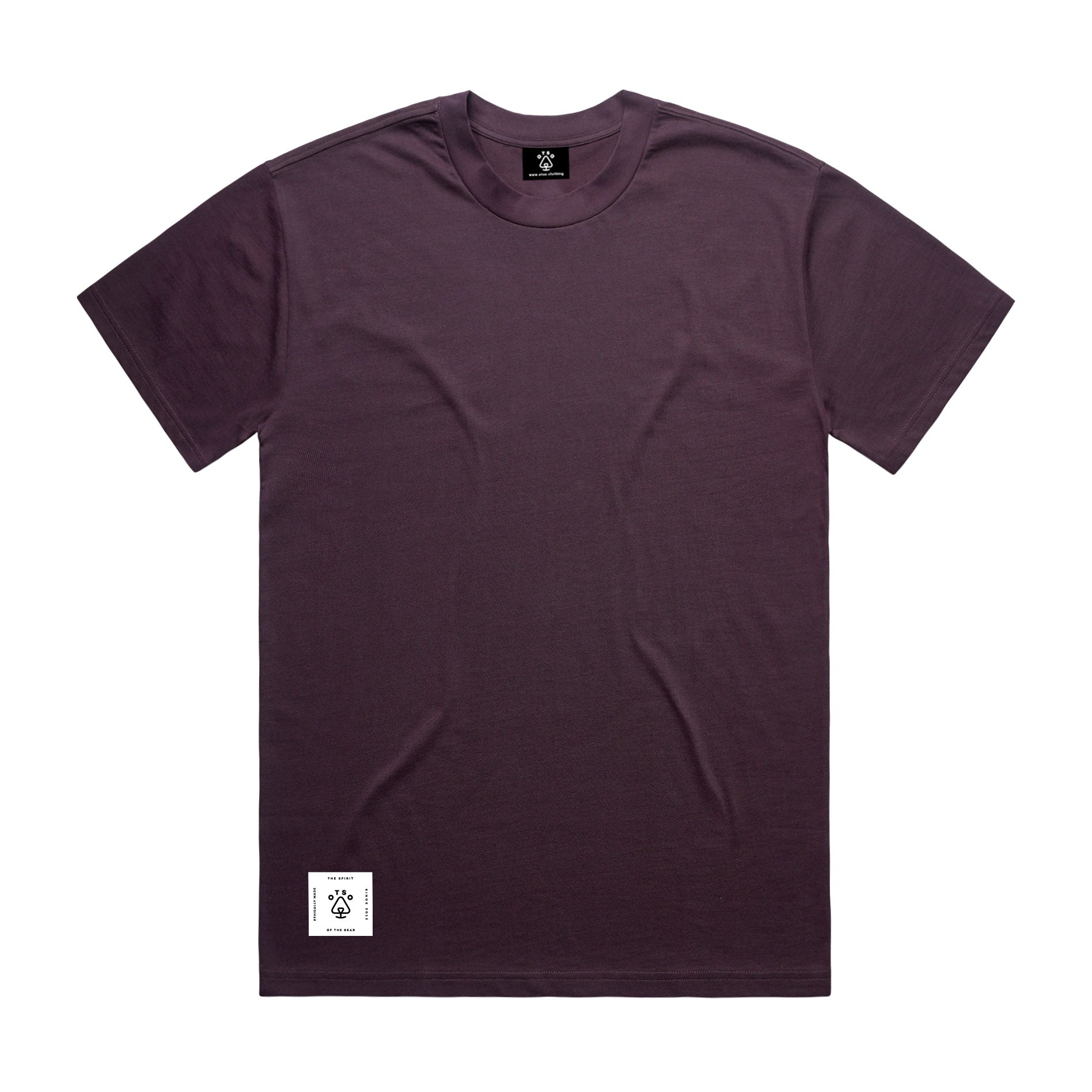 Otso Plum Oversized Heavyweight T-Shirt image 0