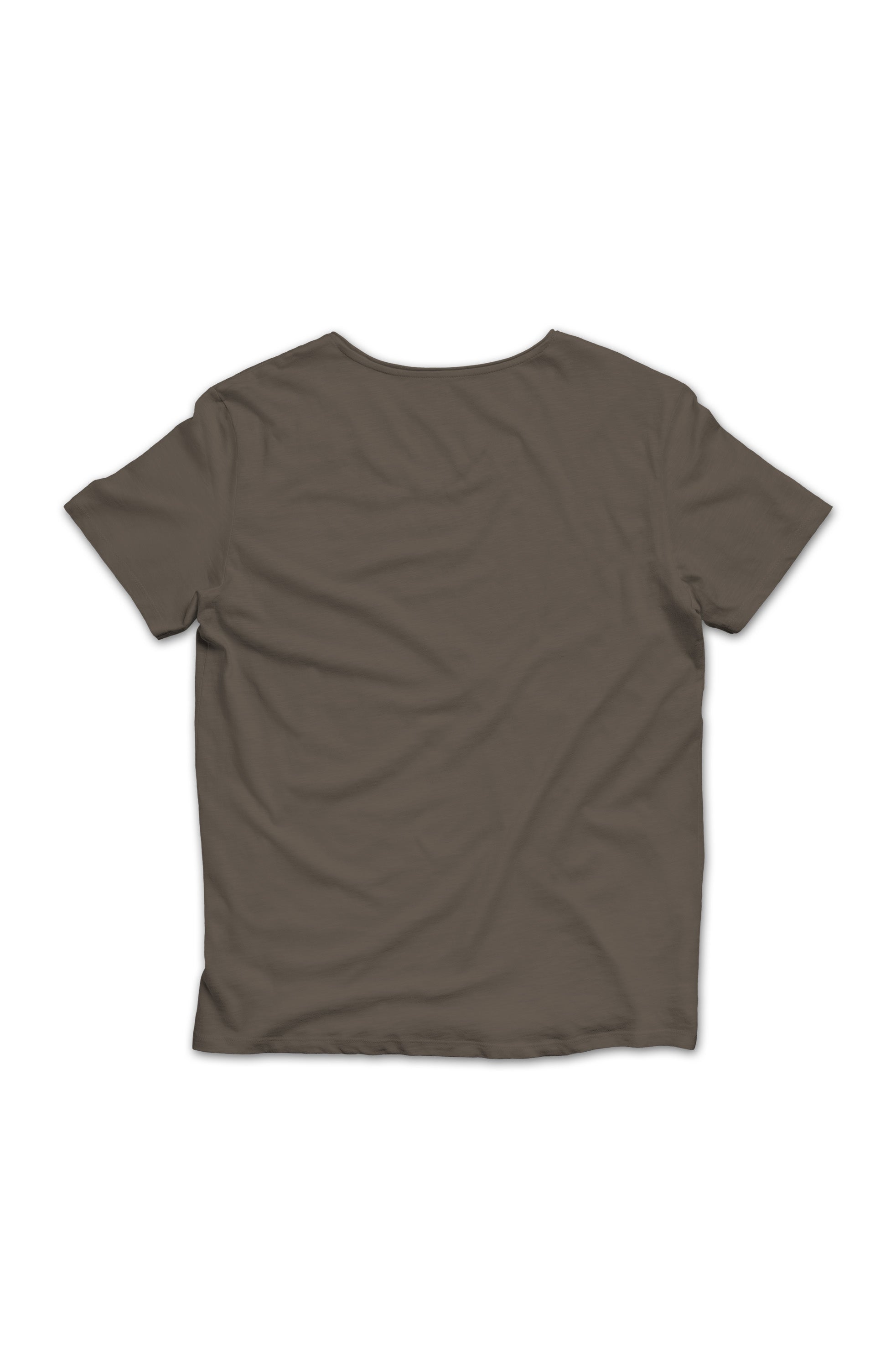Otso Bear Faced Organic Cotton T-shirt: Mocha and Metallic Copper