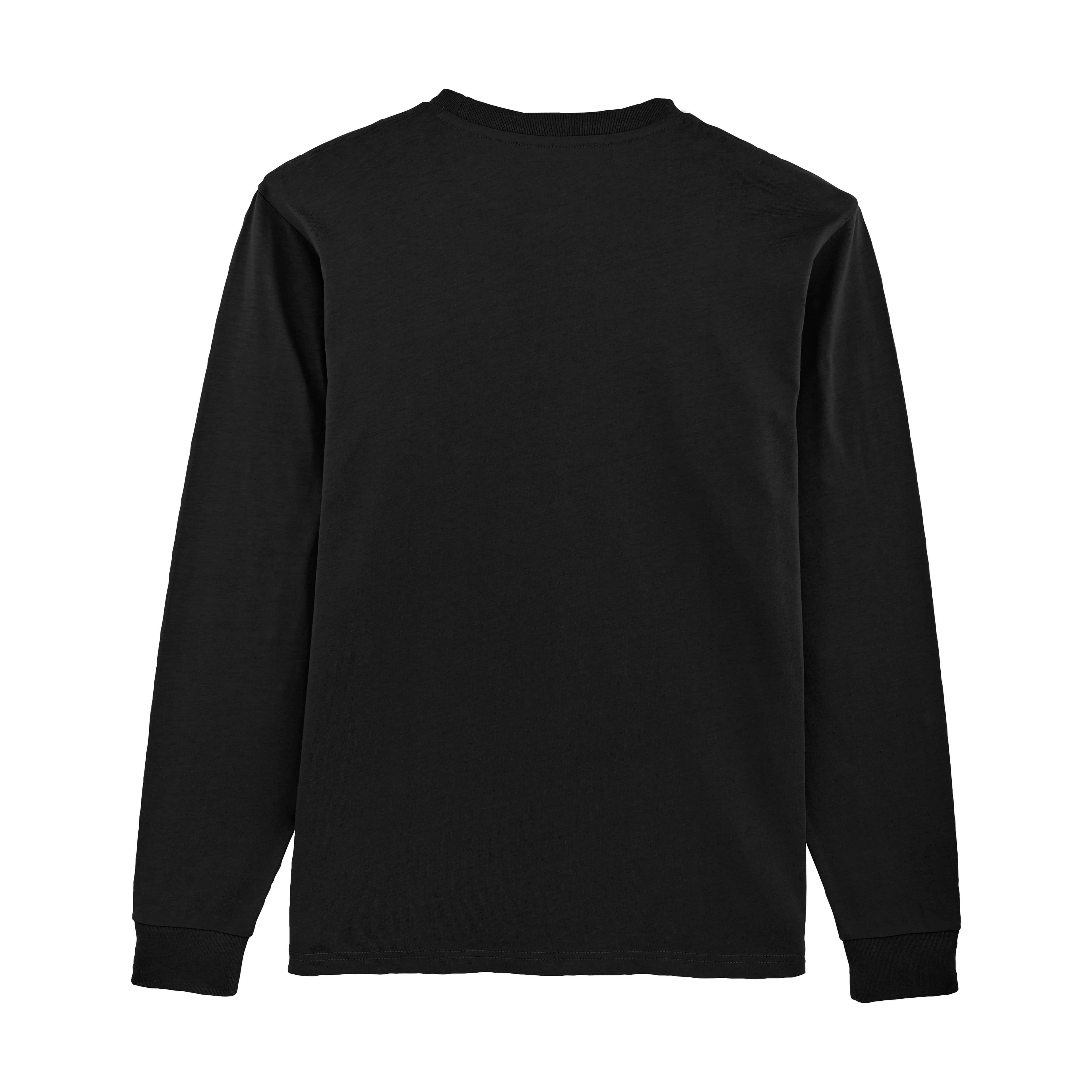 Otso Black Organic Cotton Long Sleeve T-Shirt