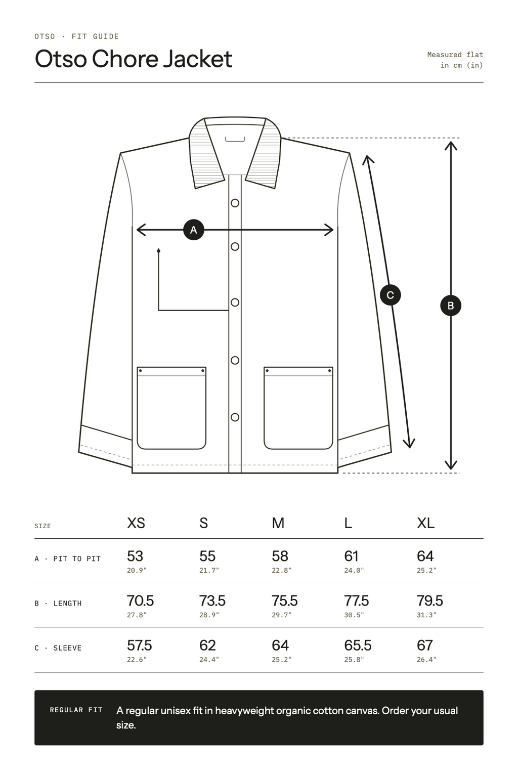 Otso Ochre Chore Jacket