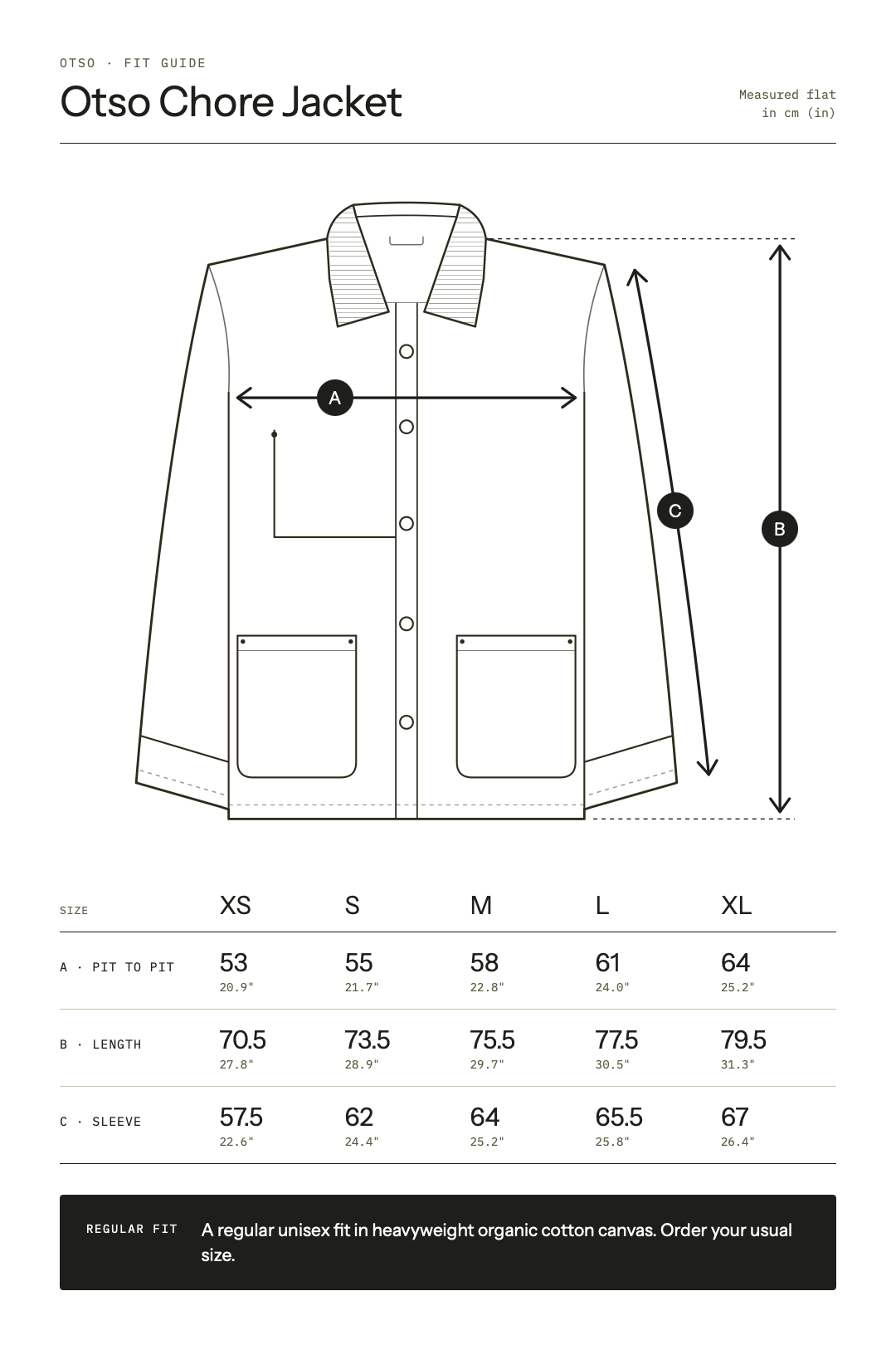 Otso Ochre Chore Jacket
