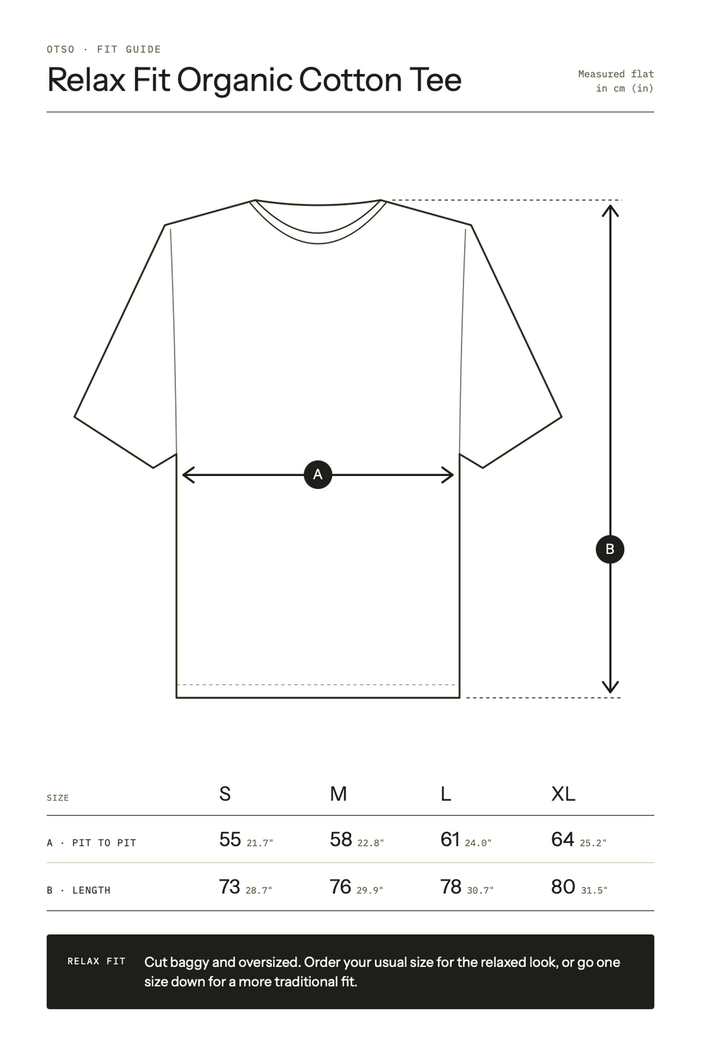 Vintage Black - Relax Fit Organic Cotton T-Shirt