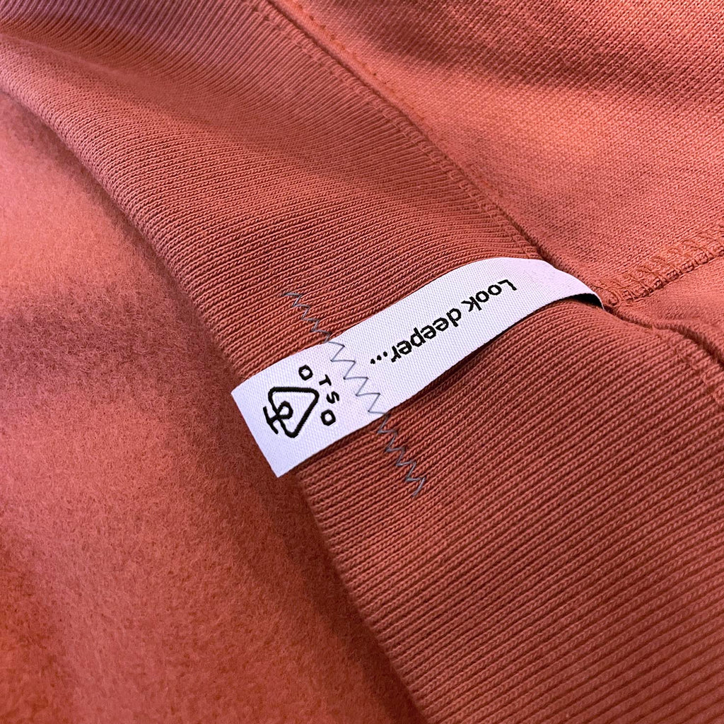 Rust Organic Cotton Relax Fit Hoody image 4