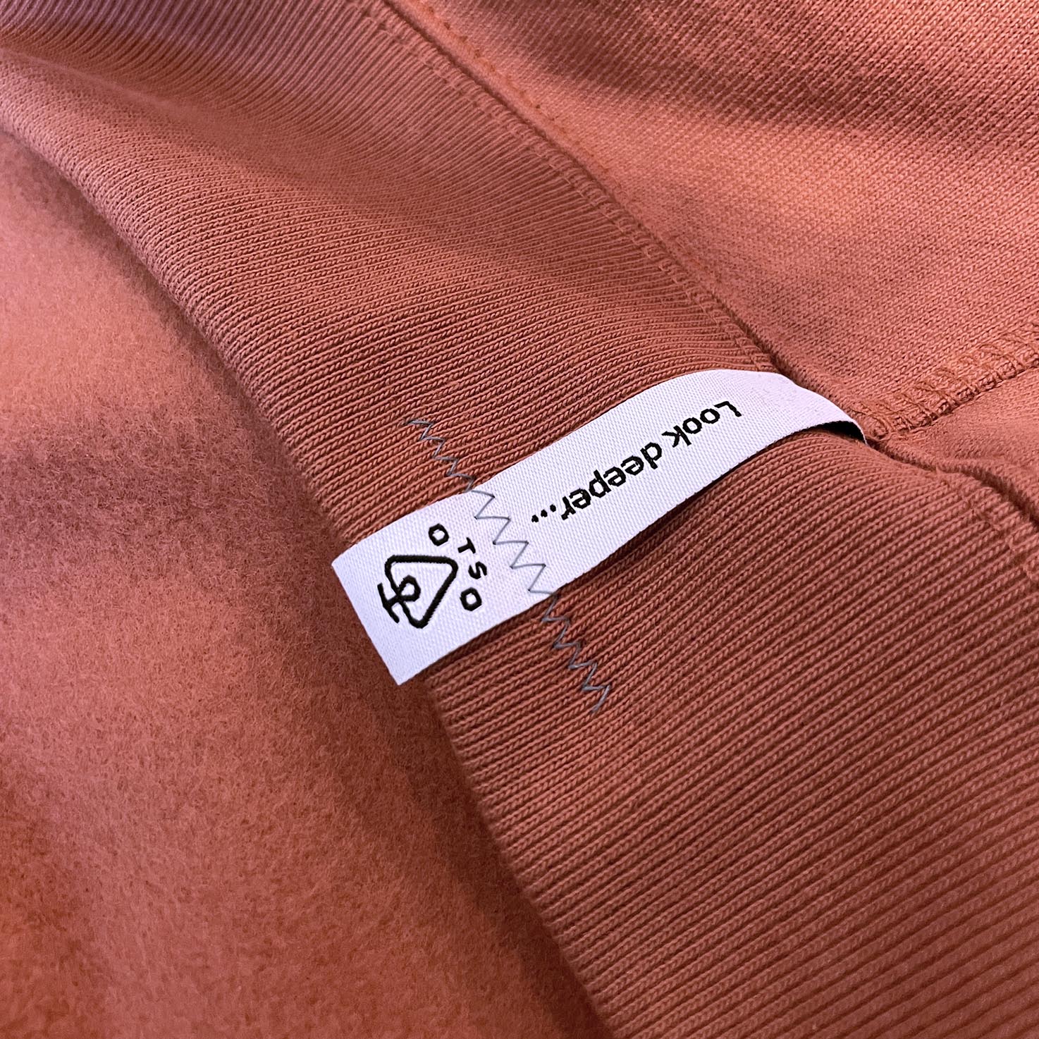 Rust Organic Cotton Relax Fit Hoody image 4