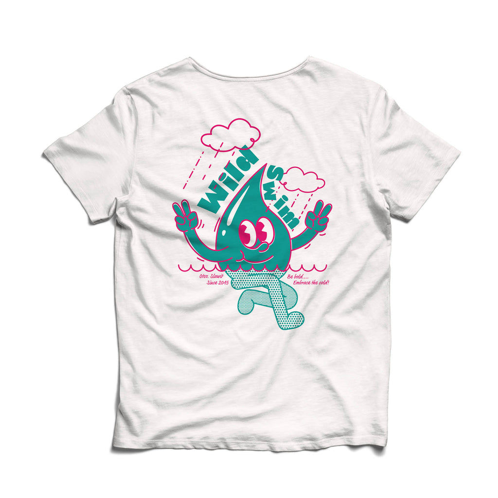 Otso Wild Swim Vintage White Organic Cotton T-Shirt image 0