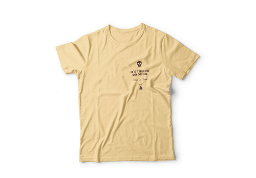 Do or Die Vintage Yellow: Otso X Zero Collab Organic Cotton T-Shirt image 1