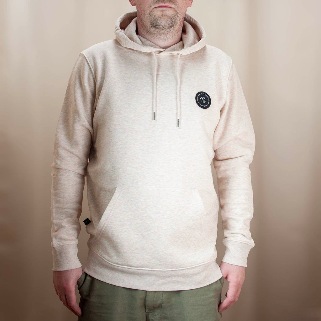 Rainbow Heather Fitted Organic Cotton Pull Over Hoody image 1