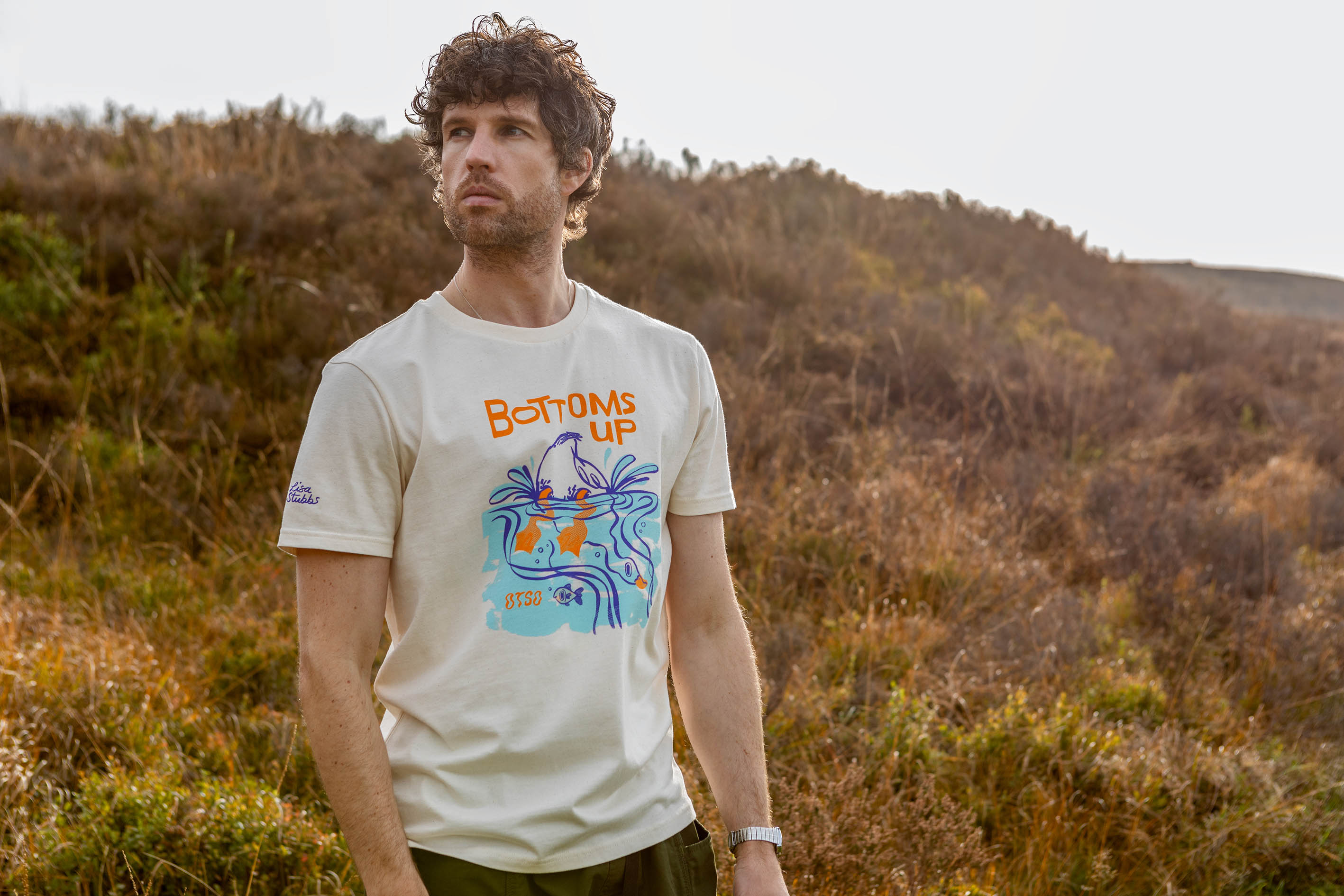 Bottoms Up - Otso X Lisa Stubbs Organic Cotton T-Shirt image 2