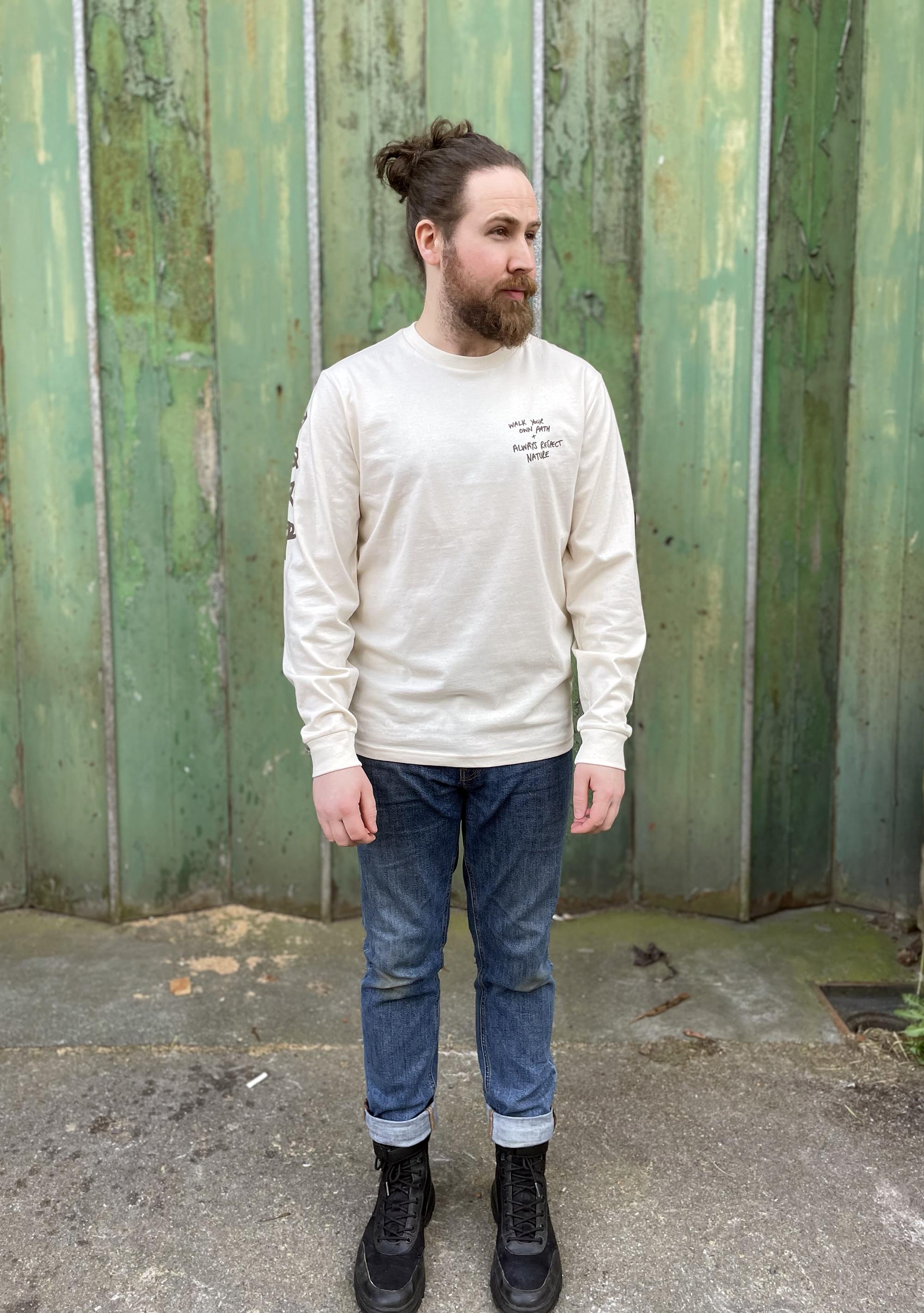 Otso Hobo Code Organic Cotton Long Sleeve - Raw & Rooted image 2