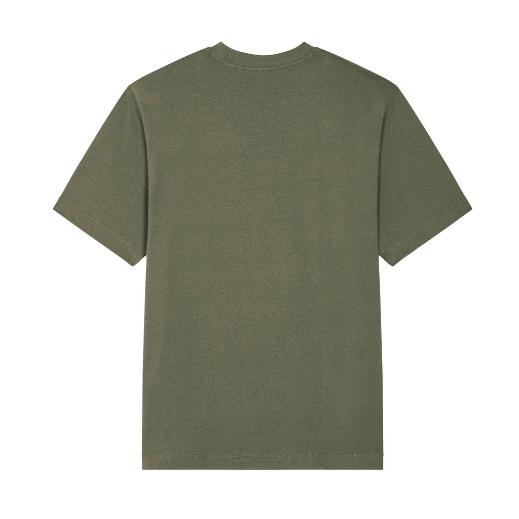 Relax Fit Organic Cotton Khaki T-Shirt image 1