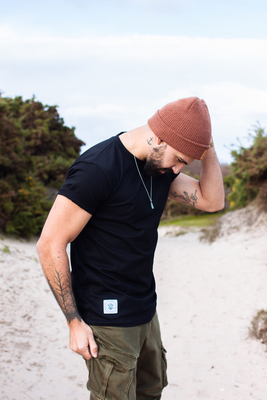 Otso Black Pocket T-Shirt image 3