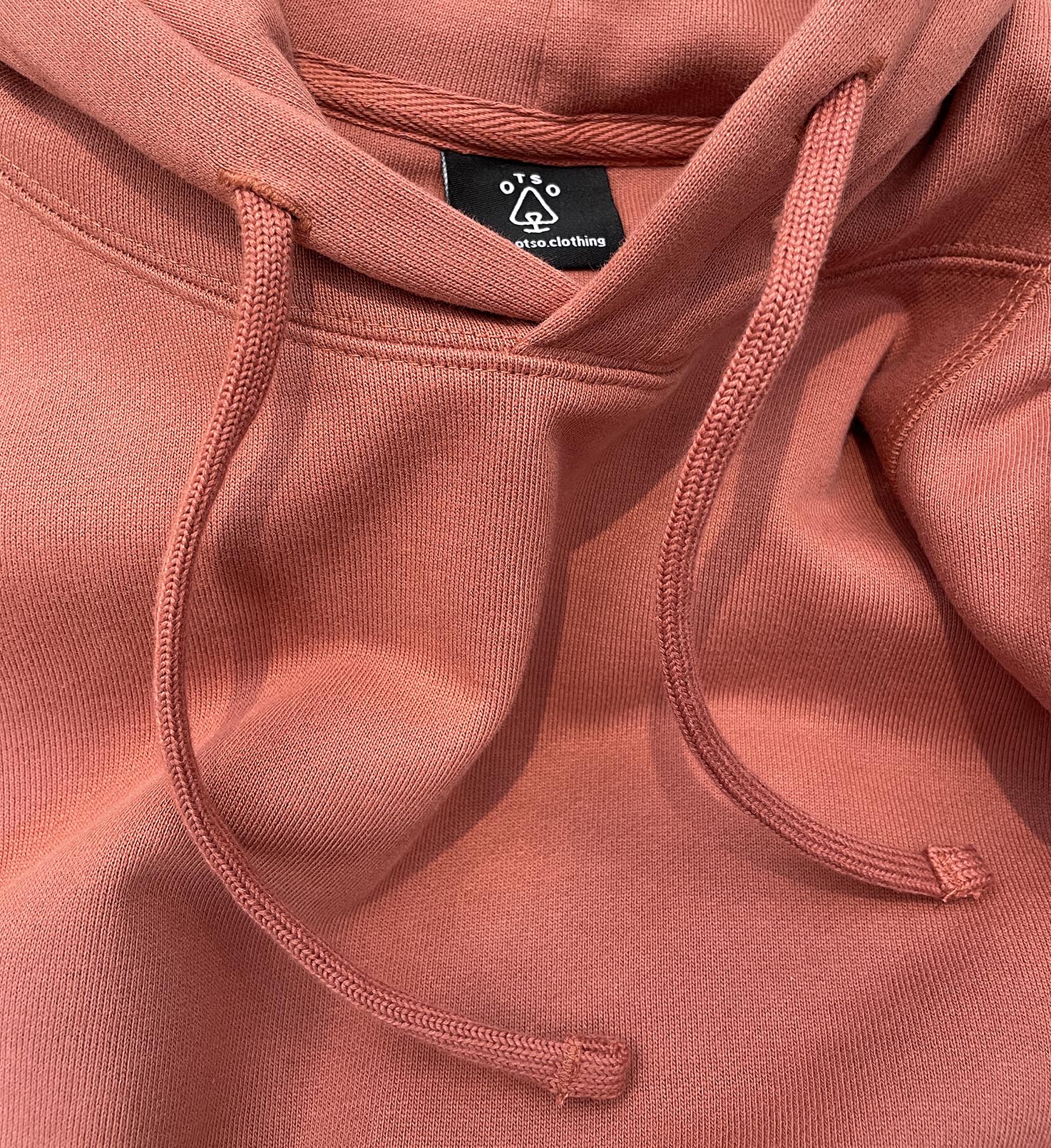 Rust Organic Cotton Relax Fit Hoody image 5